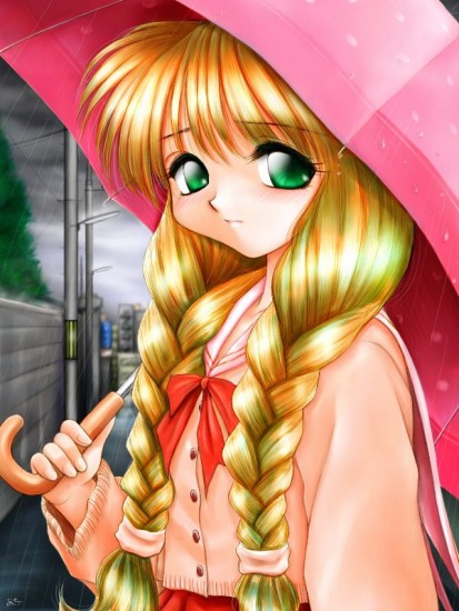 natte (ou tresse) blonde(ou blond lol)